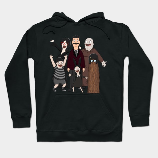 Burgers Addams Family Hoodie by Tommymull Art 